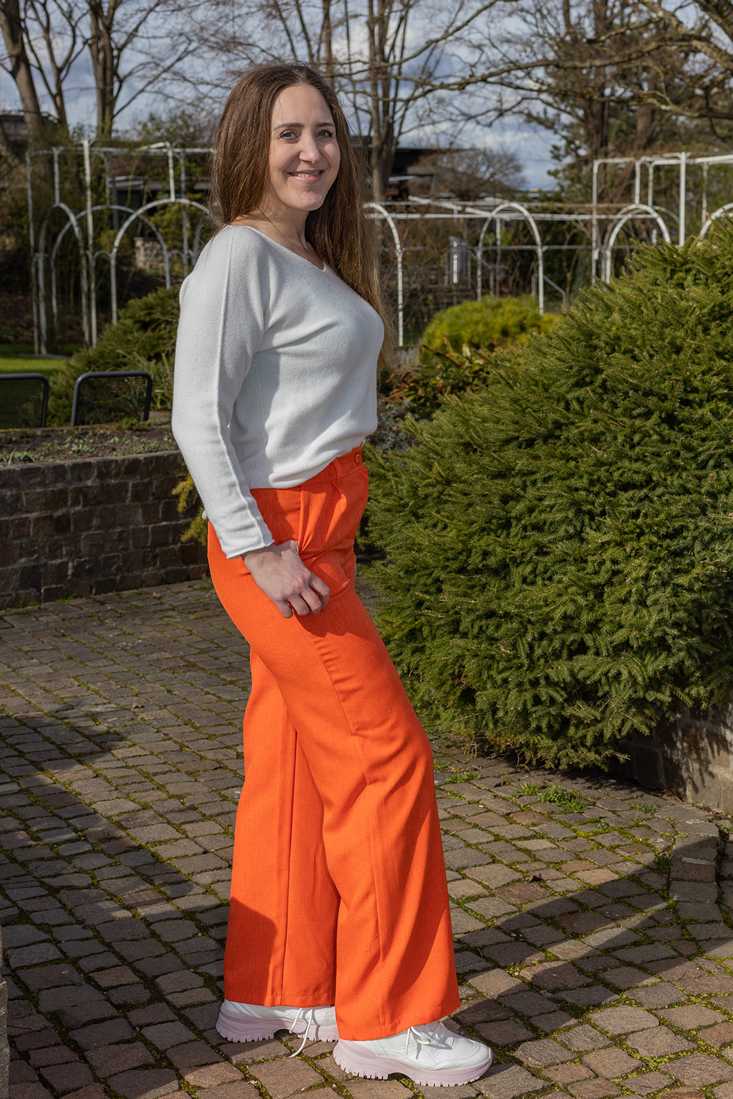 Pantalon Moira orange