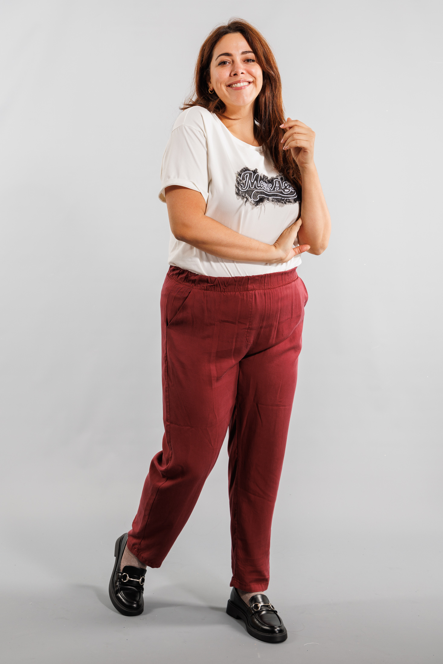 Pantalon en Tencel Grande taille