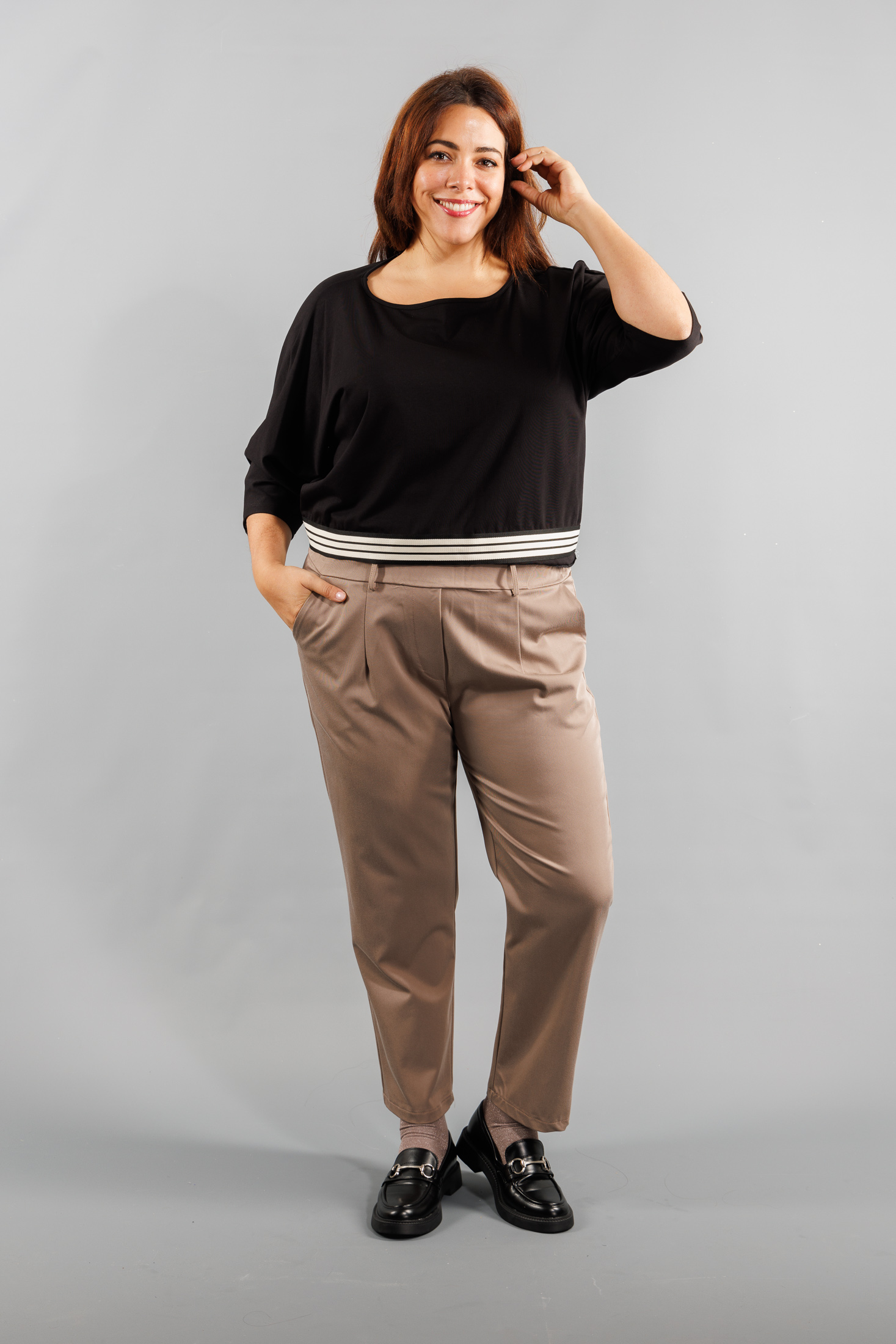 Pantalon à pinces Grande taille