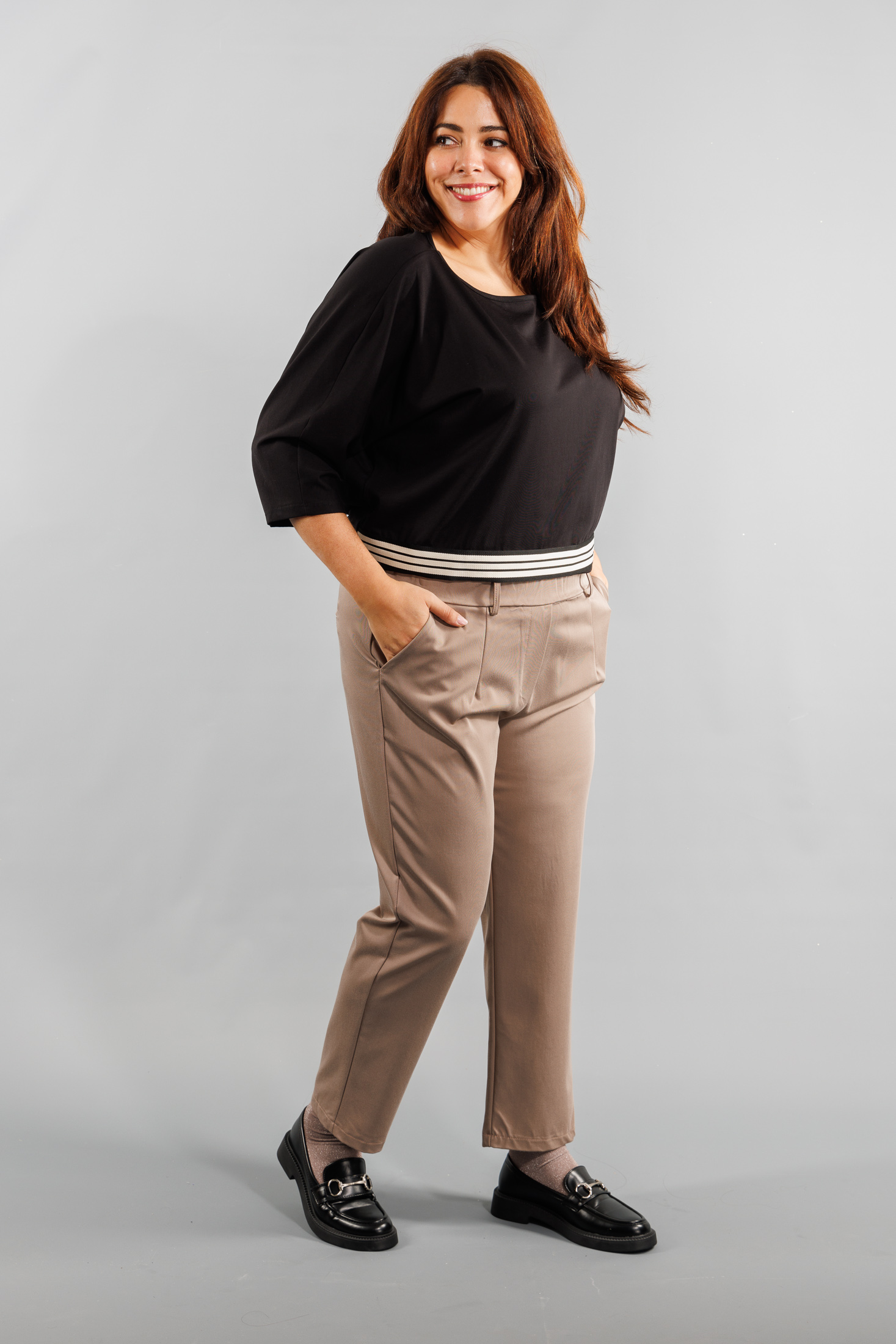 Pantalon à pinces Grande taille